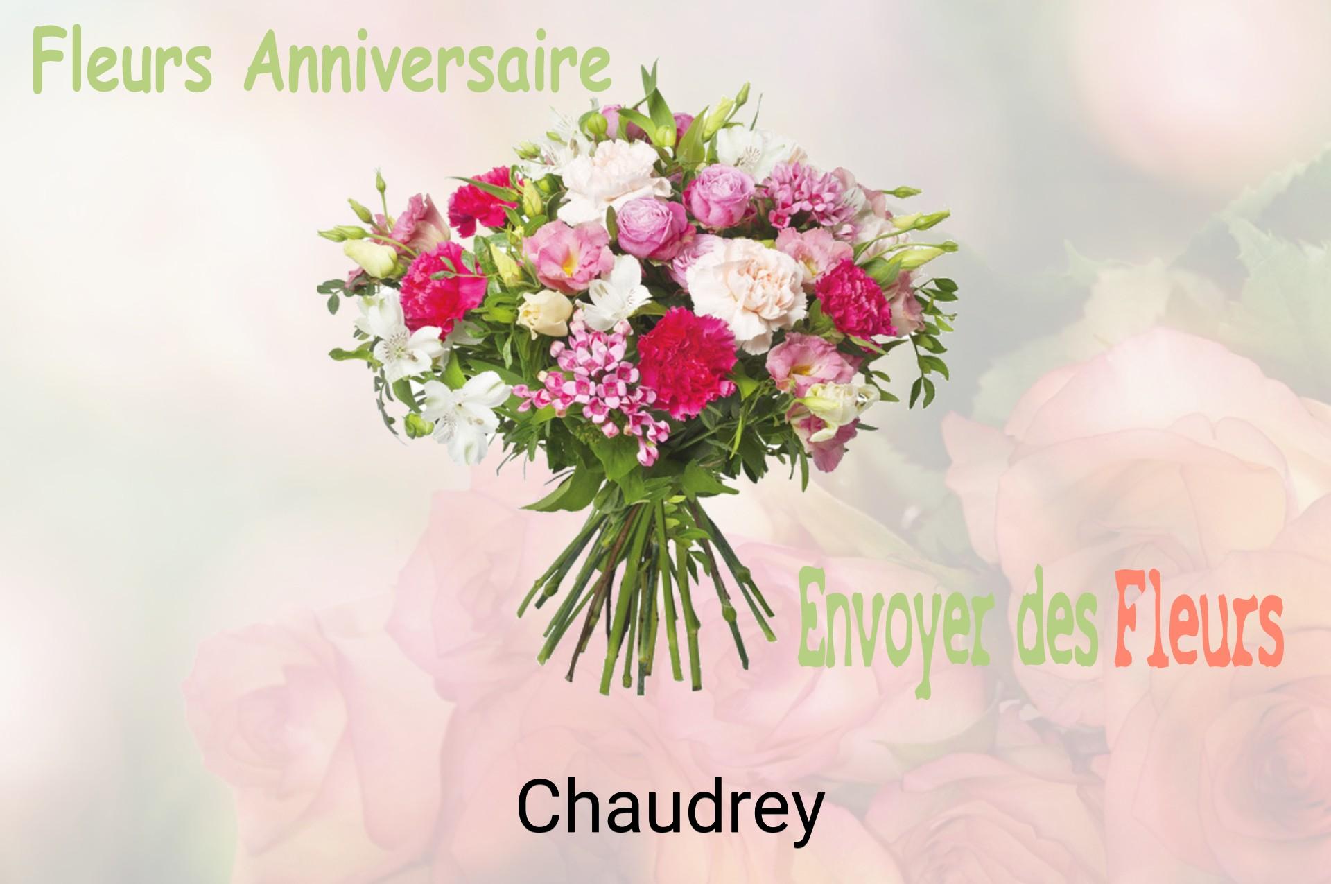 Bouquet de fleurs d’anniversaire livré à Chaudrey