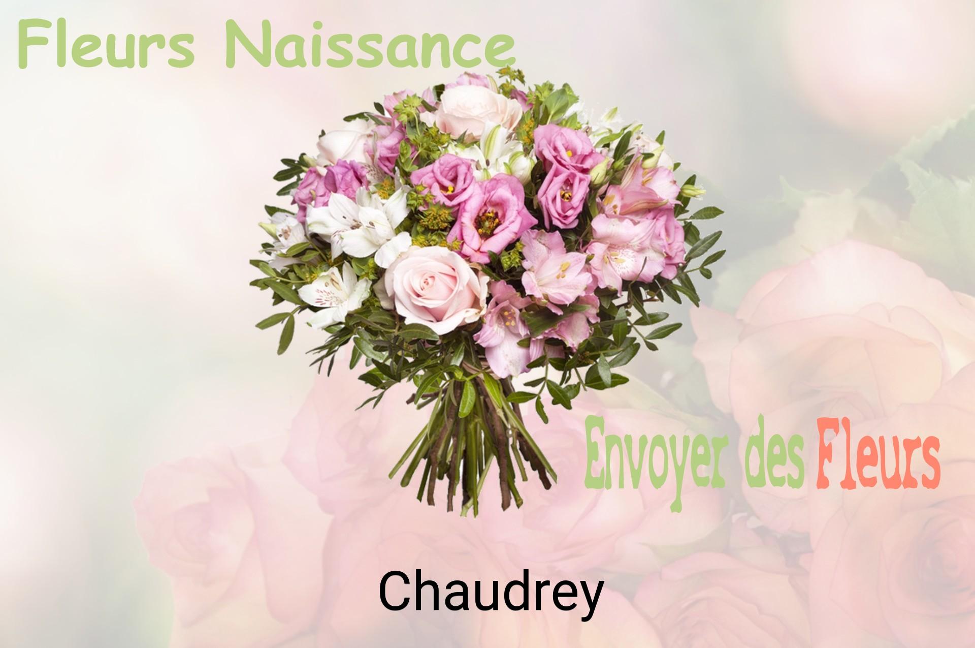 Bouquet de fleurs de naissance livré à Chaudrey